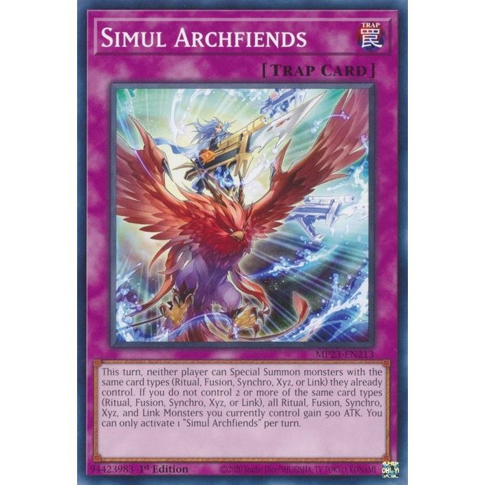 Image for Simul Archfiends (MP23-EN213) (MP23) - YuGiOh