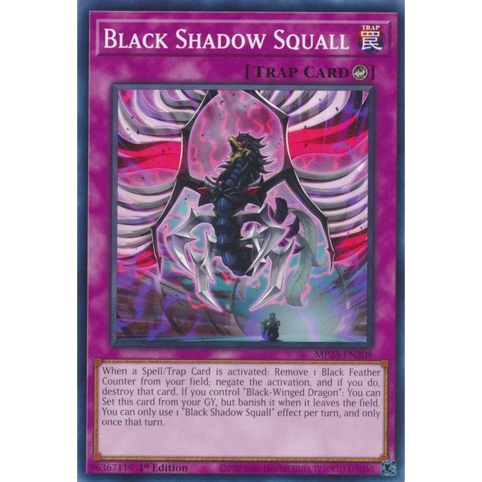 Image for Black Shadow Squall (MP23-EN208) (MP23) - YuGiOh