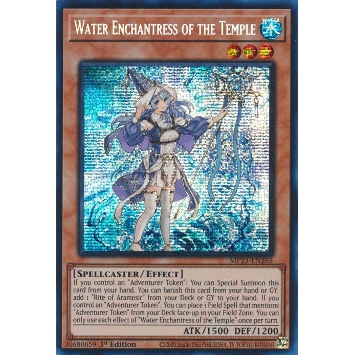 Image for Water Enchantress of the Temple (MP23-EN265) (MP23) - YuGiOh