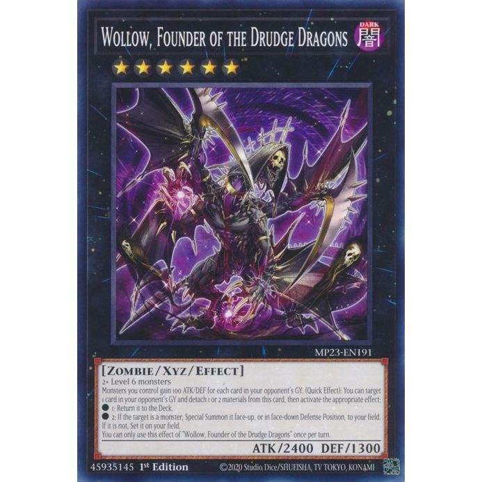 Image for Wollow, Founder of the Drudge Dragons (MP23-EN191) (MP23) - YuGiOh