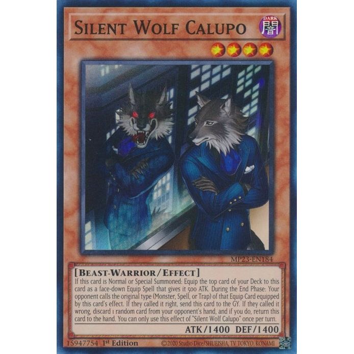 Image for Silent Wolf Calupo (MP23-EN184) (MP23) - YuGiOh