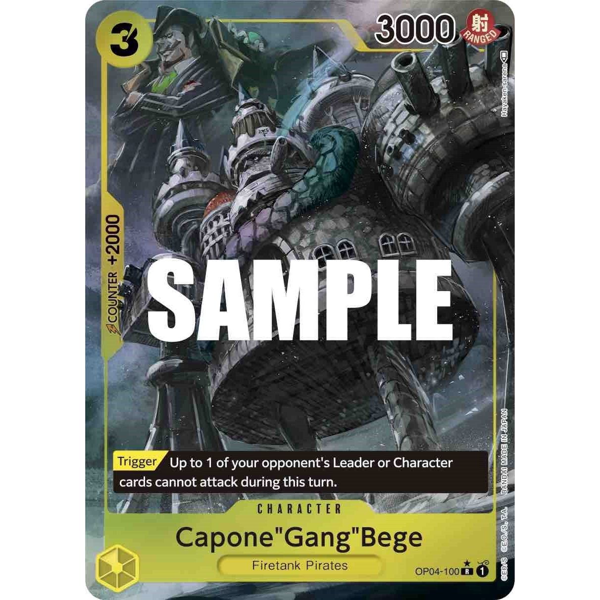 Image for Capone"Gang"Bege (Alternate Art) (OP04-100) (OP04) - One Piece Card Game