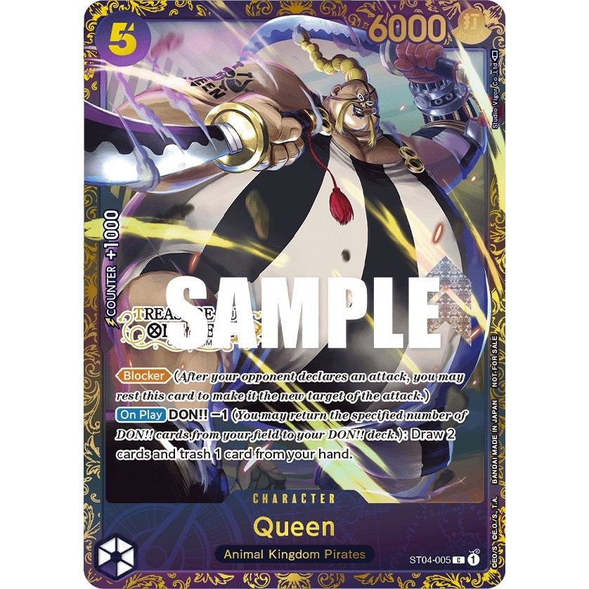 Image for Queen (Treasure Cup) (ST04-005) (OP-PR) - One Piece Card Game