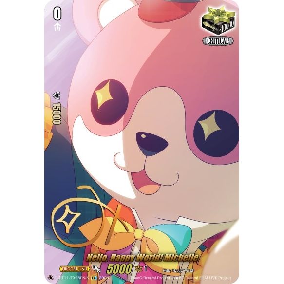 Image for Hello, Happy World! Michelle (Signature) (D-BT11/EX25EN-S) (D-BT11) - Cardfight Vanguard