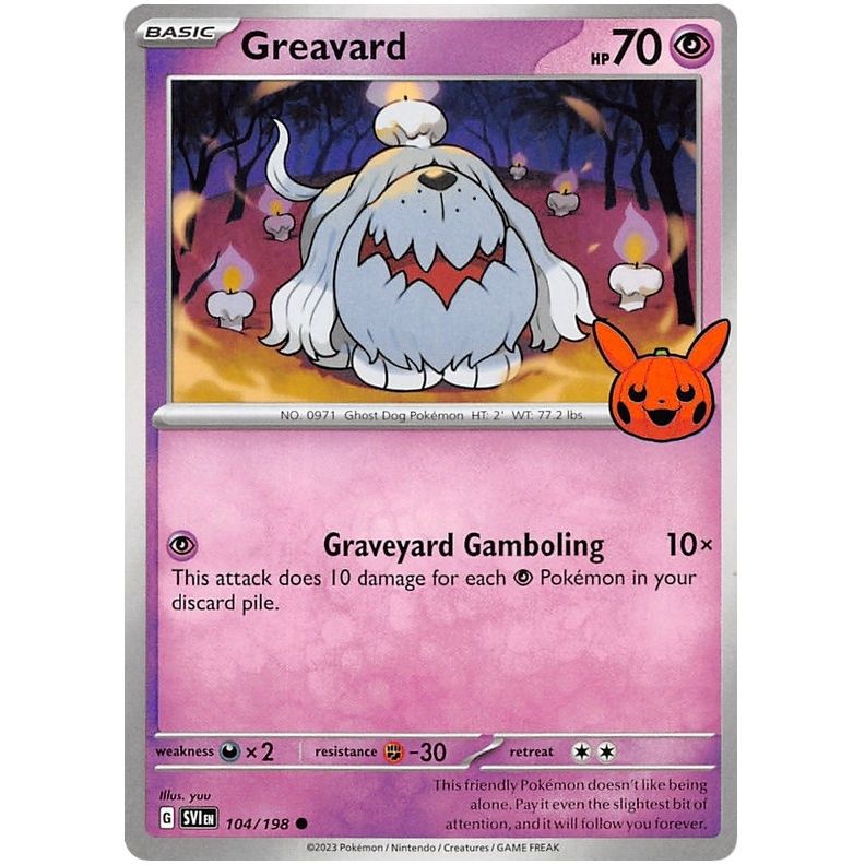 Image for Greavard (104/198) (TTBB23) - Pokemon