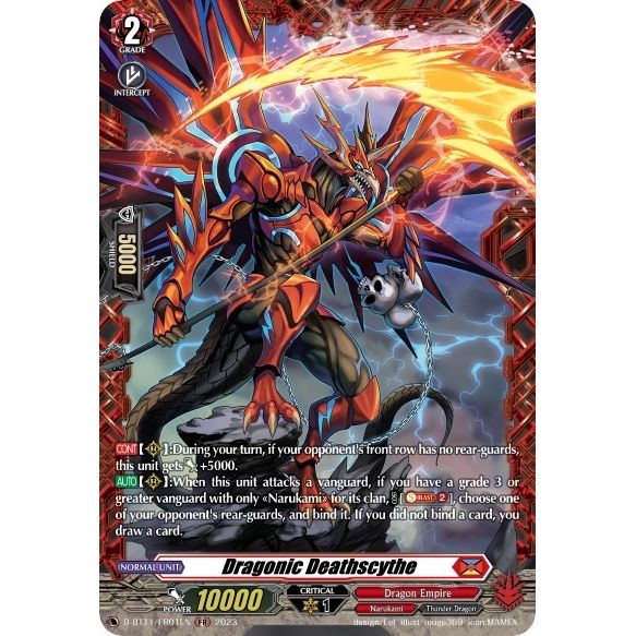 Image for Dragonic Deathscythe (FR) (D-BT11/FR01EN) (D-BT11) - Cardfight Vanguard