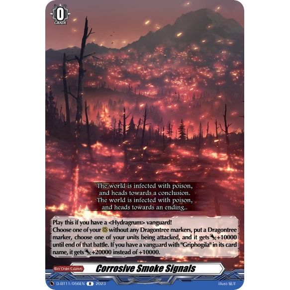Image for Corrosive Smoke Signals (D-BT11/056EN) (D-BT11) - Cardfight Vanguard