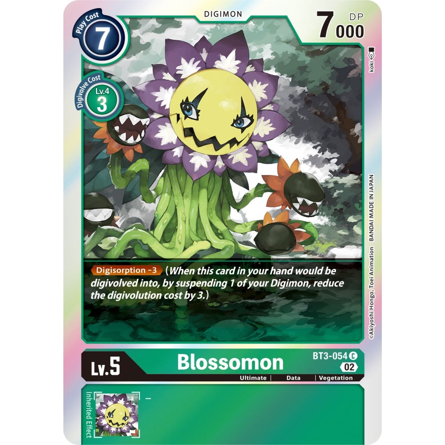 Image for Blossomon (Resurgence Booster Reprint) (BT3-054 C) (RB-01) - Digimon Card Game
