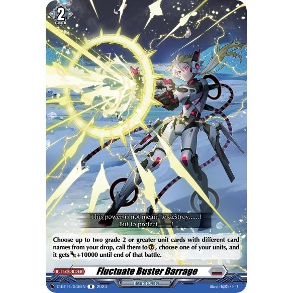 Image for Fluctuate Buster Barrage (D-BT11/046EN) (D-BT11) - Cardfight Vanguard