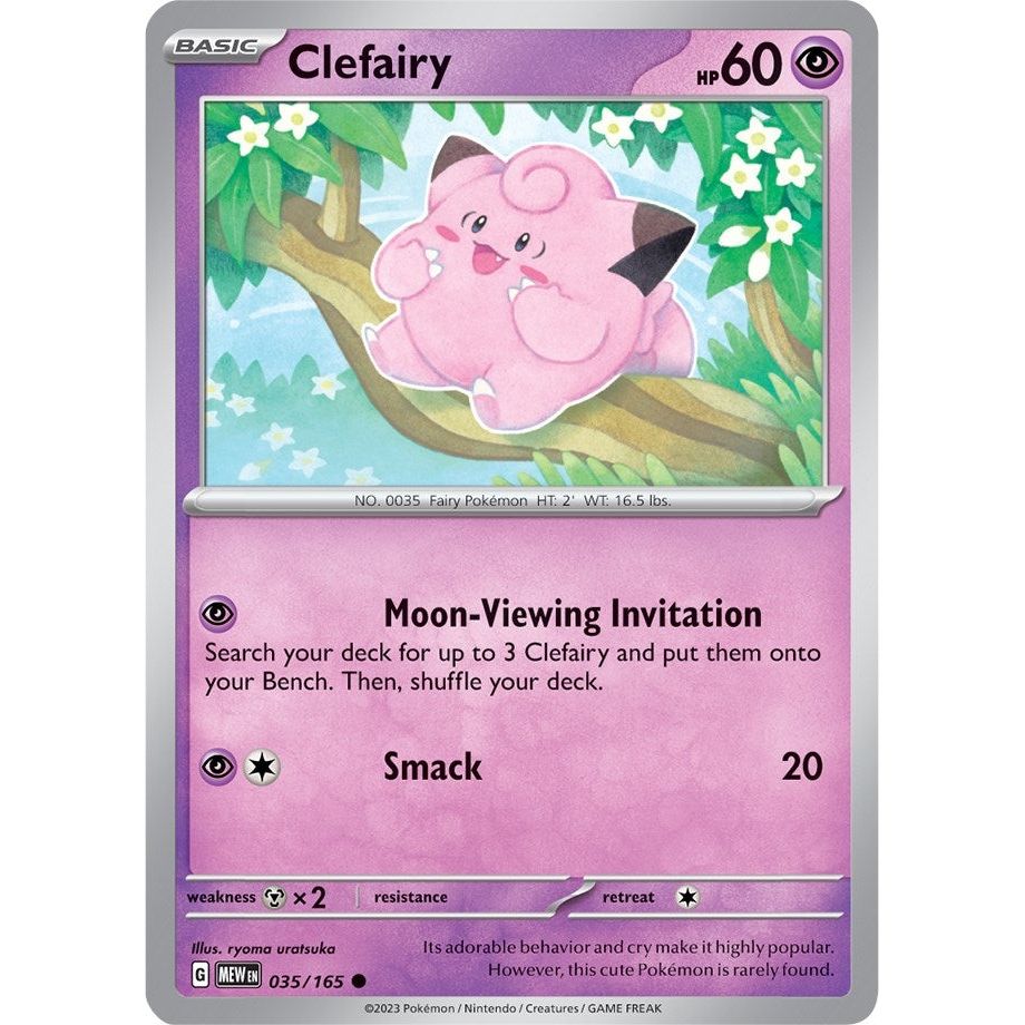 Image for Clefairy (035/165) (MEW) - Pokemon