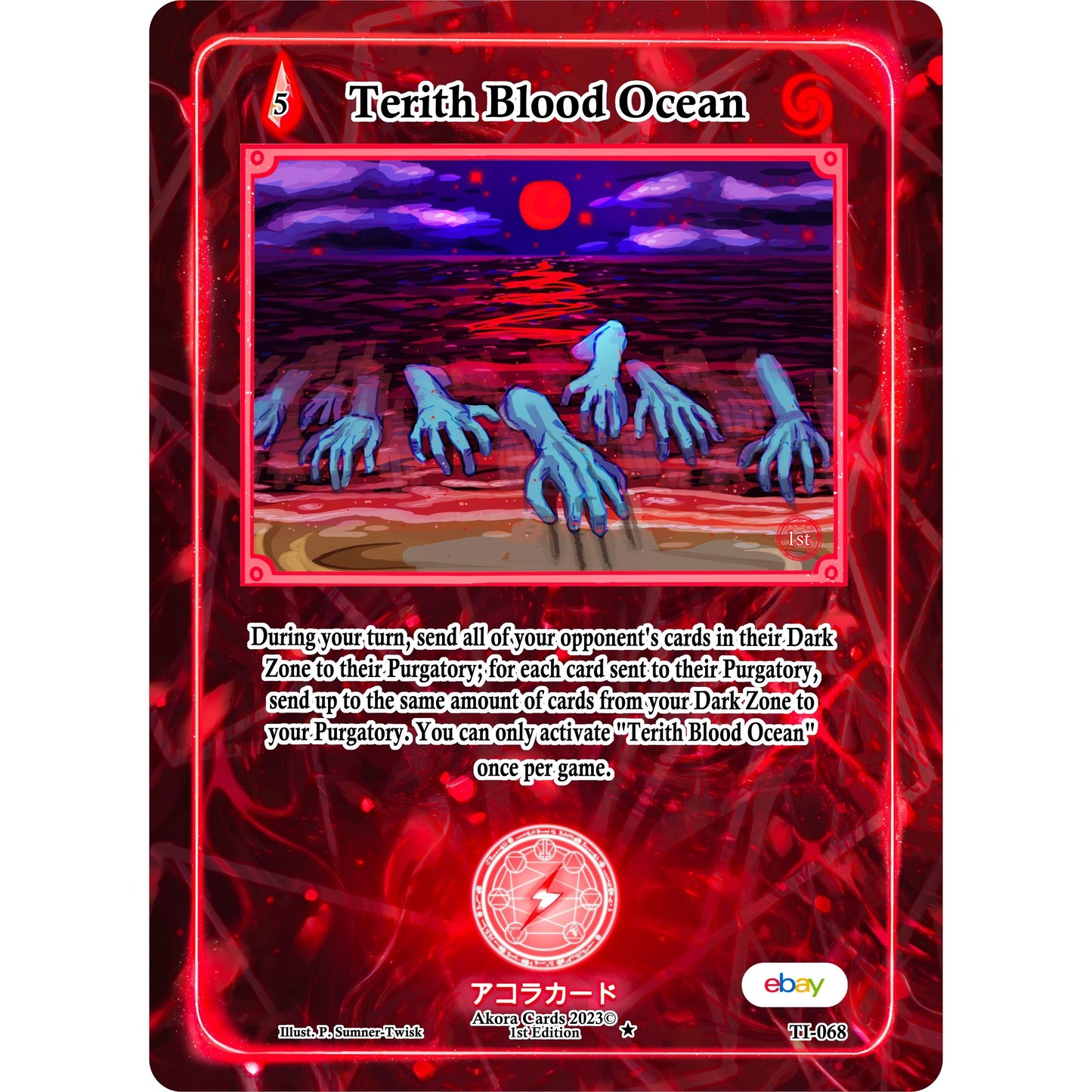 Image for Terith Blood Ocean (TI-068) (TIE1E) - Akora TCG