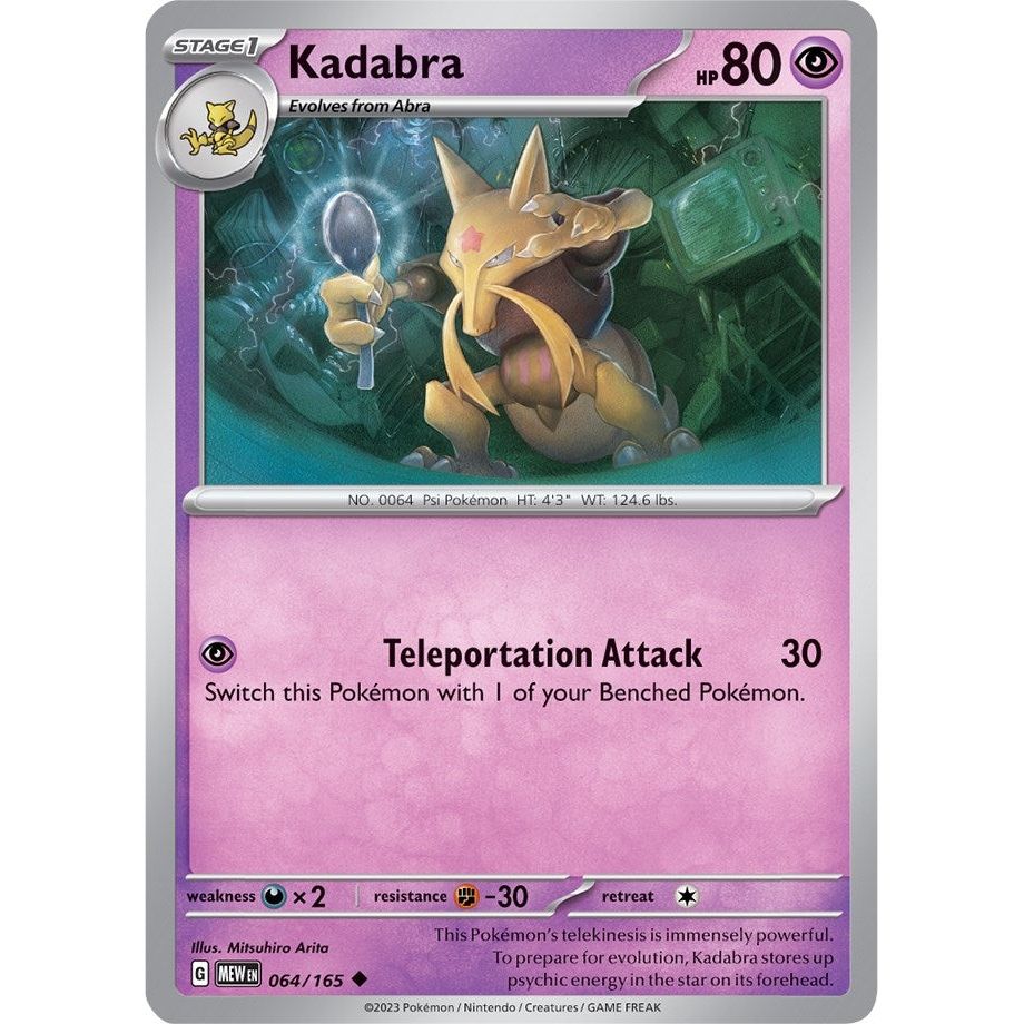 Image for Kadabra (064/165) (MEW) - Pokemon