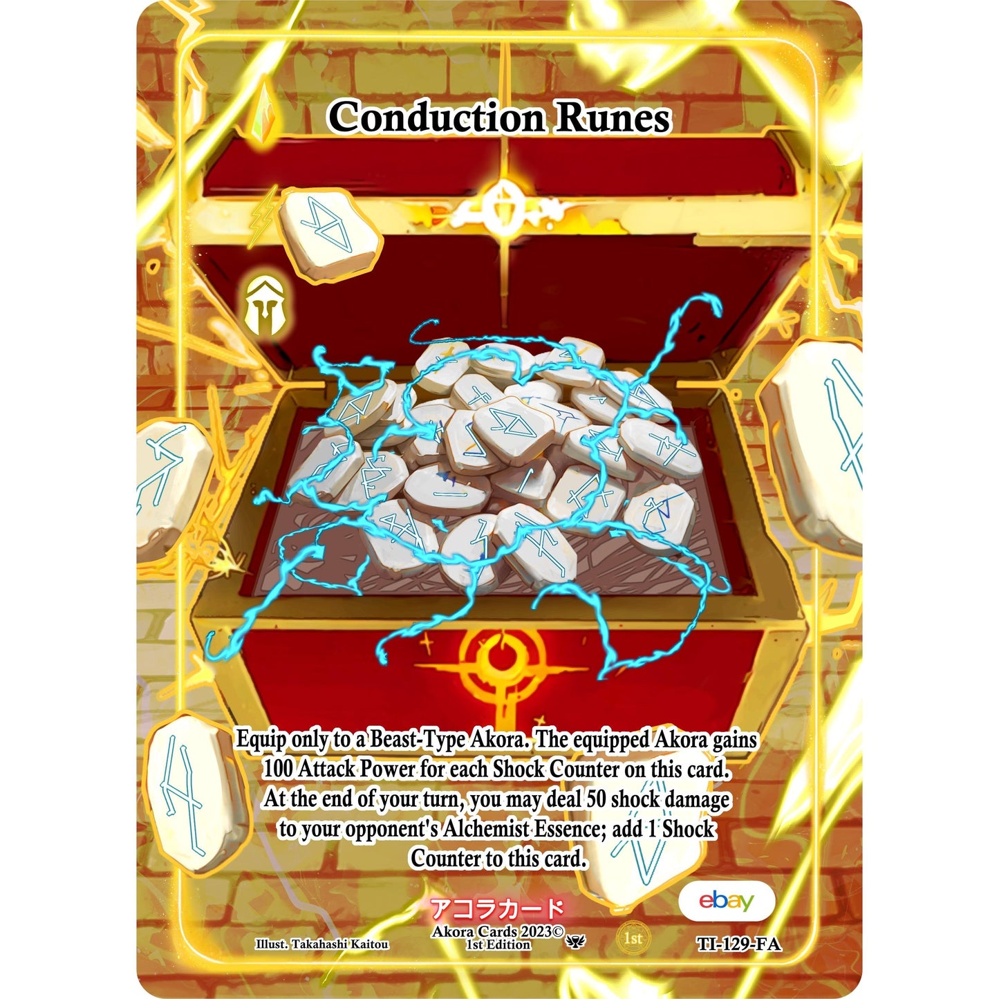 Image for Conduction Runes (Full Art) (TI-129-FA) (TIE1E) - Akora TCG