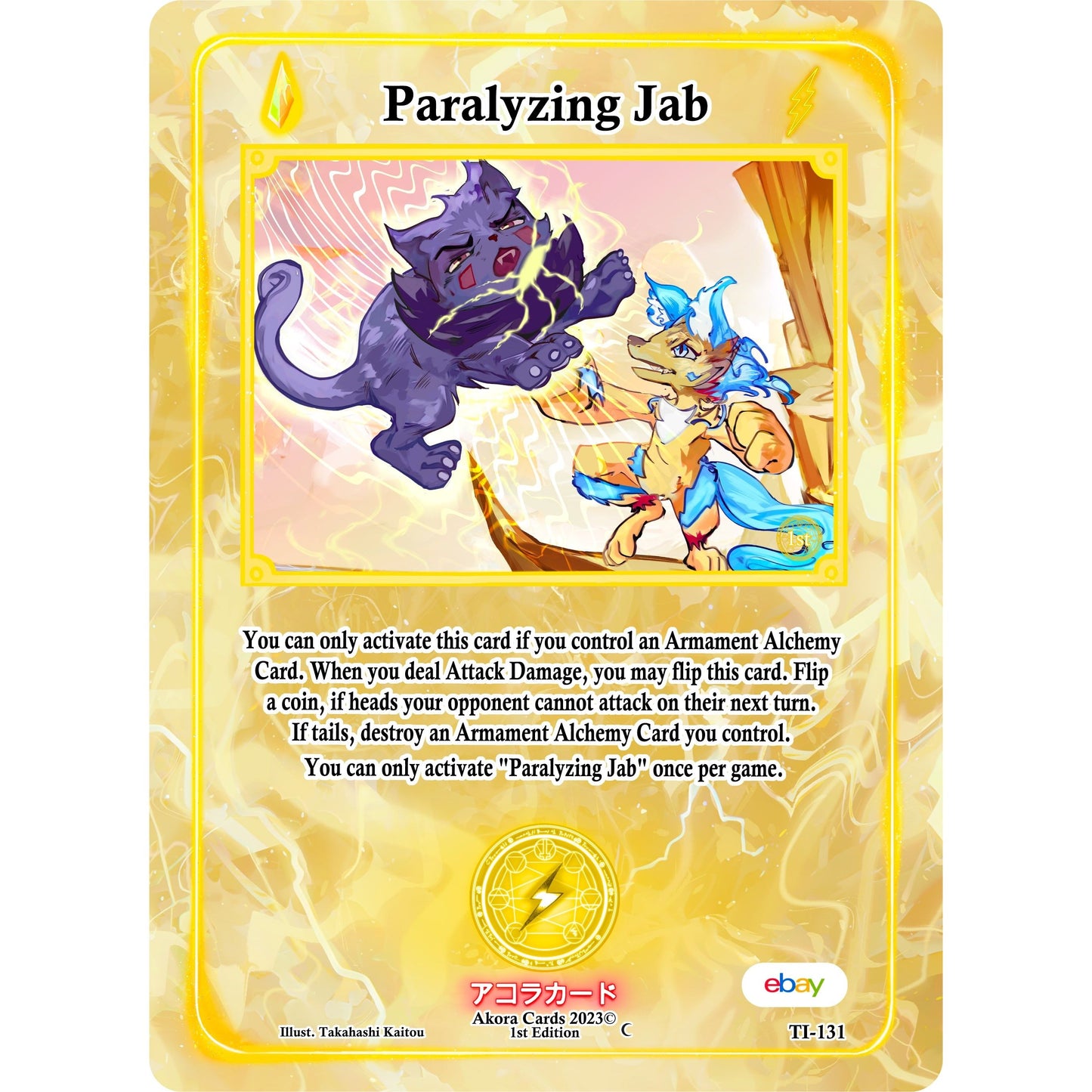 Image for Paralyzing Jab (TI-131) (TIE1E) - Akora TCG