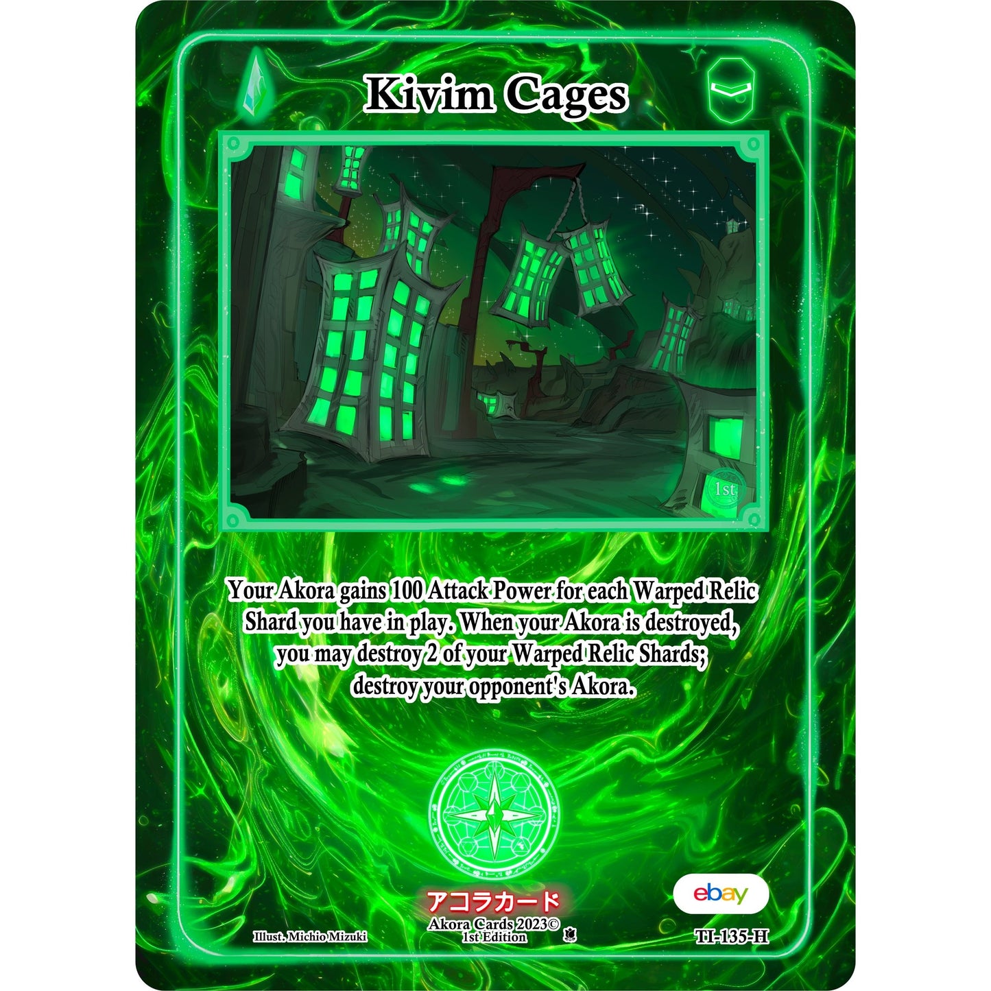 Image for Kivim Cages (Holo) (TI-135-H) (TIE1E) - Akora TCG