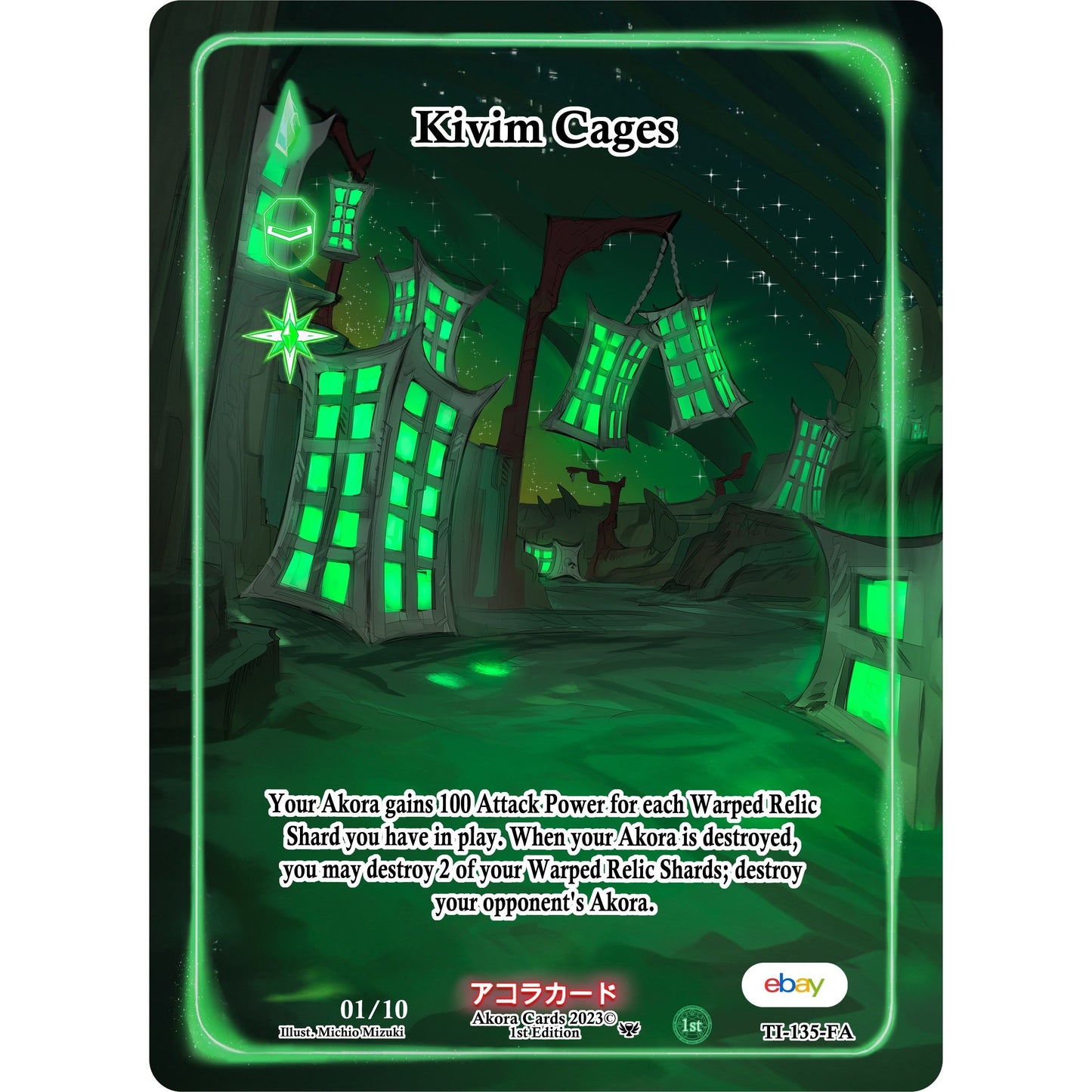 Image for Kivim Cages (Full Art) (Serial Numbered) (TI-135-FA) (TIE1E) - Akora TCG
