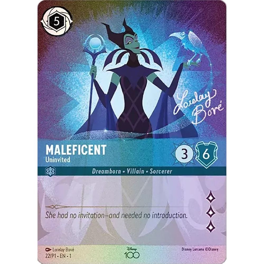 Image for Maleficent - Uninvited (Alternate Art) (22) (D100) - Disney Lorcana