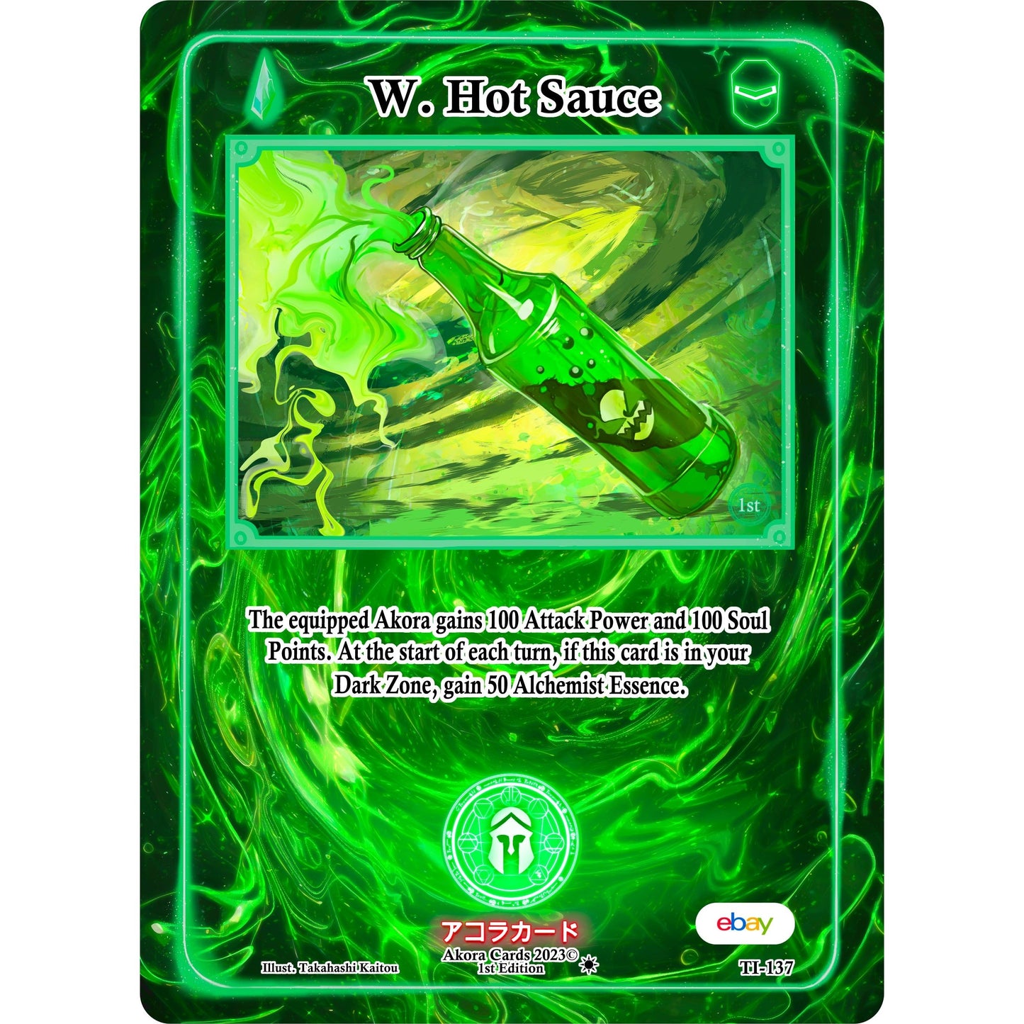 Image for W. Hot Sauce (TI-137) (TIE1E) - Akora TCG