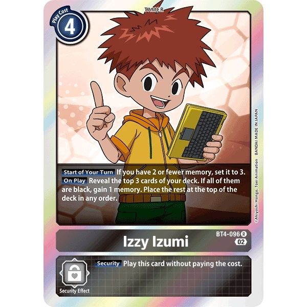 Image for Izzy Izumi (Resurgence Booster Reprint) (BT4-096 R) (RB-01) - Digimon Card Game