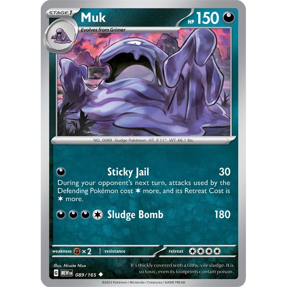 Image for Muk (089/165) (MEW) - Pokemon