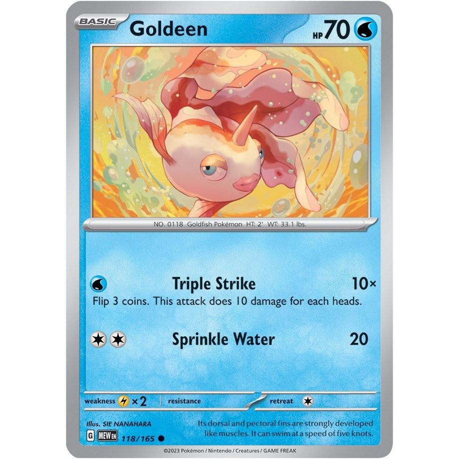 Image for Goldeen (118/165) (MEW) - Pokemon