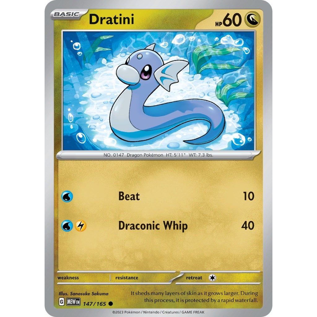 Image for Dratini (147/165) (MEW) - Pokemon