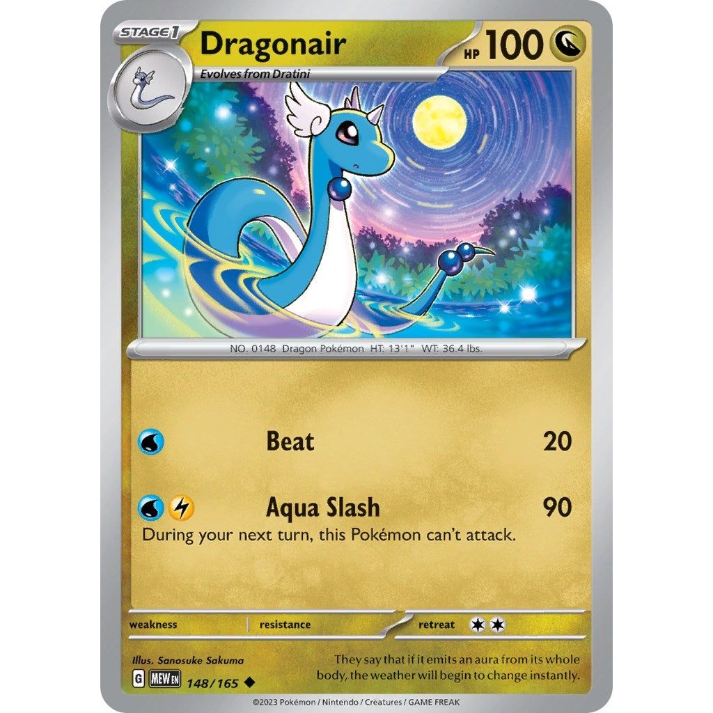 Image for Dragonair (148/165) (MEW) - Pokemon