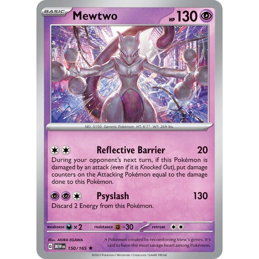 Image for Mewtwo (150/165) (MEW) - Pokemon