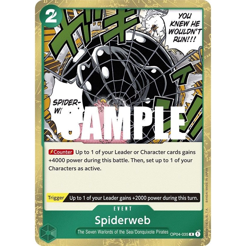 Image for Spiderweb (OP04-035) (OP04) - One Piece Card Game