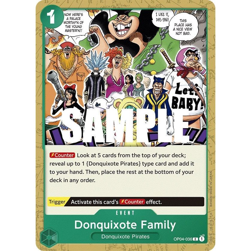 Image for Donquixote Family (OP04-036) (OP04) - One Piece Card Game