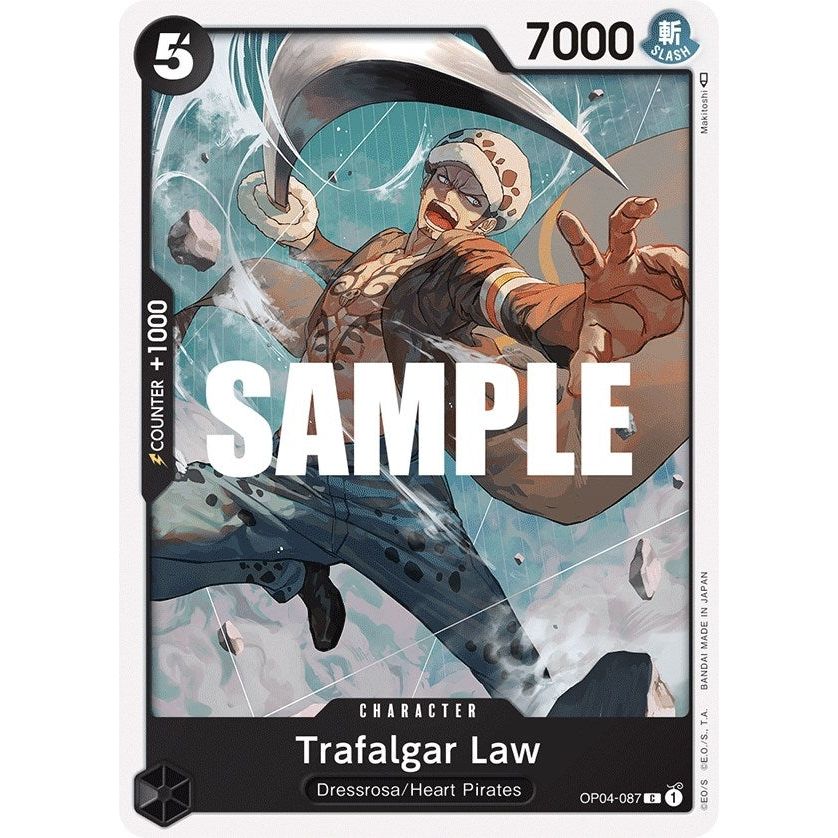 Image for Trafalgar Law (OP04-087) (OP04) - One Piece Card Game