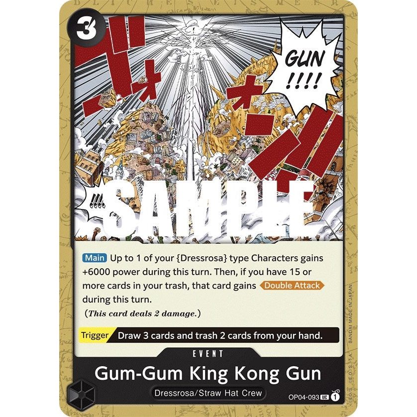 Image for Gum-Gum King Kong Gun (OP04-093) (OP04) - One Piece Card Game