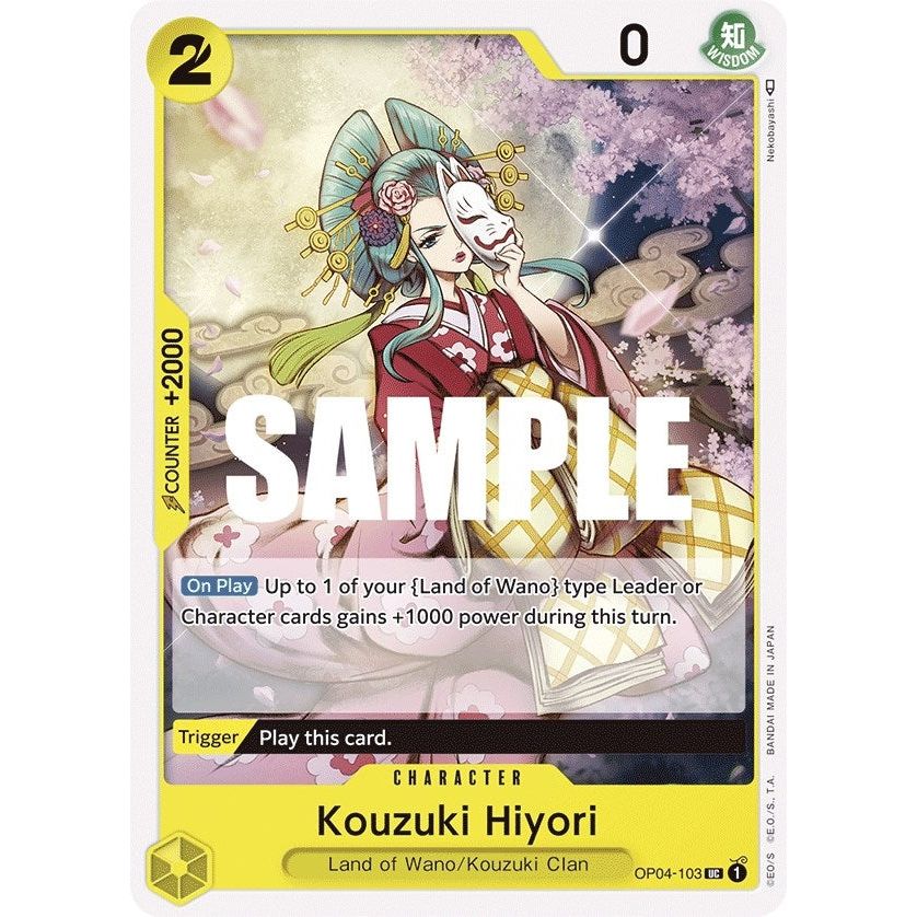 Image for Kouzuki Hiyori (OP04-103) (OP04) - One Piece Card Game
