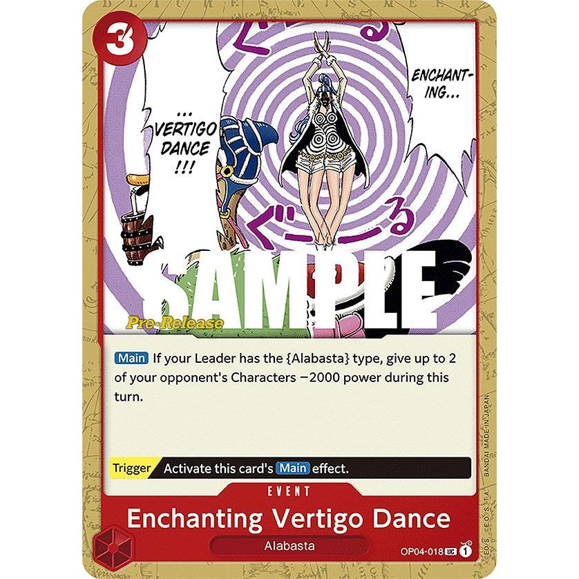 Image for Enchanting Vertigo Dance (OP04-018) (OP04 PRE) - One Piece Card Game