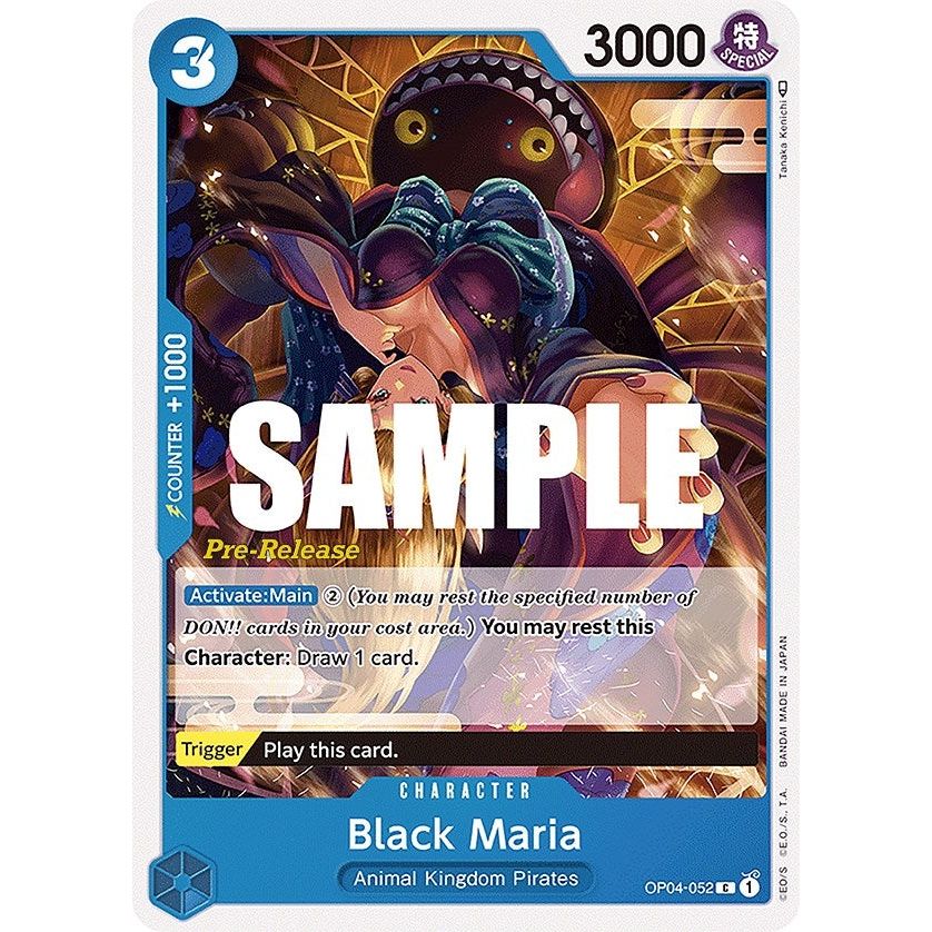 Image for Black Maria (OP04-052) (OP04 PRE) - One Piece Card Game