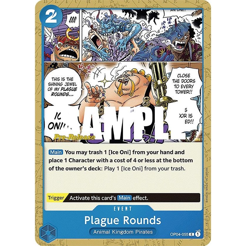 Image for Plague Rounds (OP04-055) (OP04 PRE) - One Piece Card Game