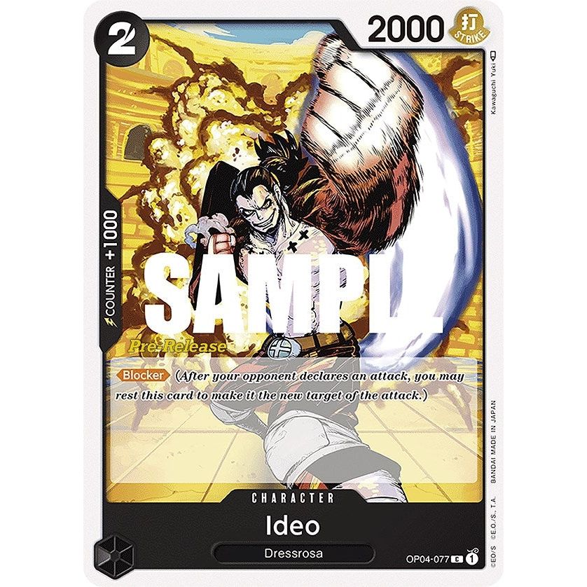Image for Ideo (OP04-077) (OP04 PRE) - One Piece Card Game