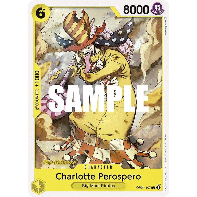 Image for Charlotte Perospero (OP04-107) (OP04 PRE) - One Piece Card Game
