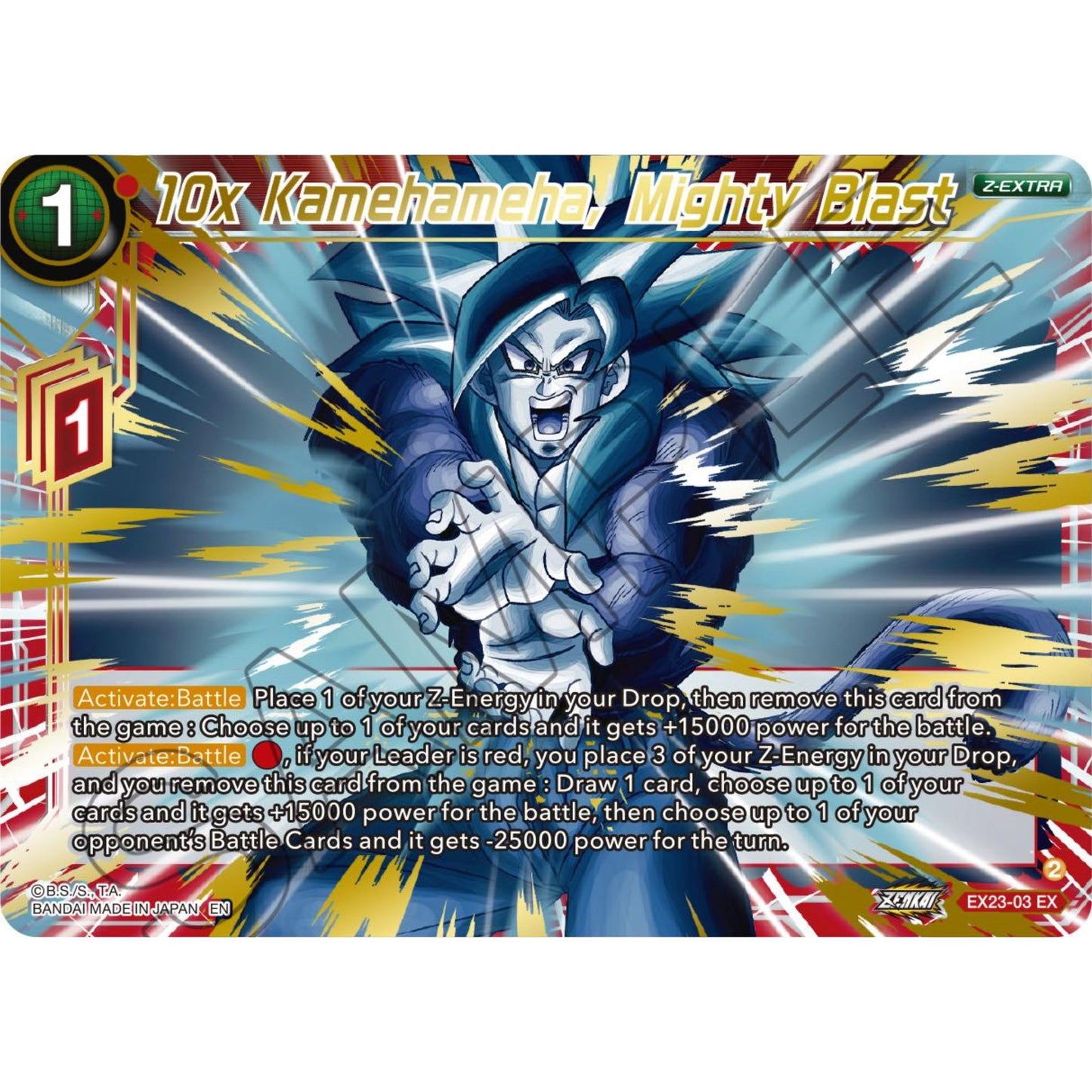 Image for 10x Kamehameha, Mighty Blast (EX23-03) (DBS-BE23) - Dragon Ball Super: Masters