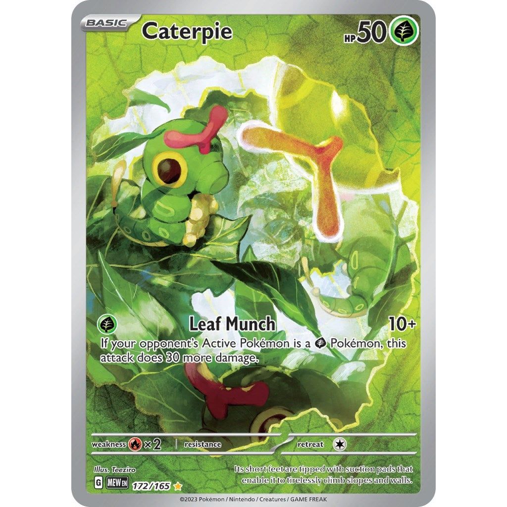 Image for Caterpie (172/165) (MEW) - Pokemon