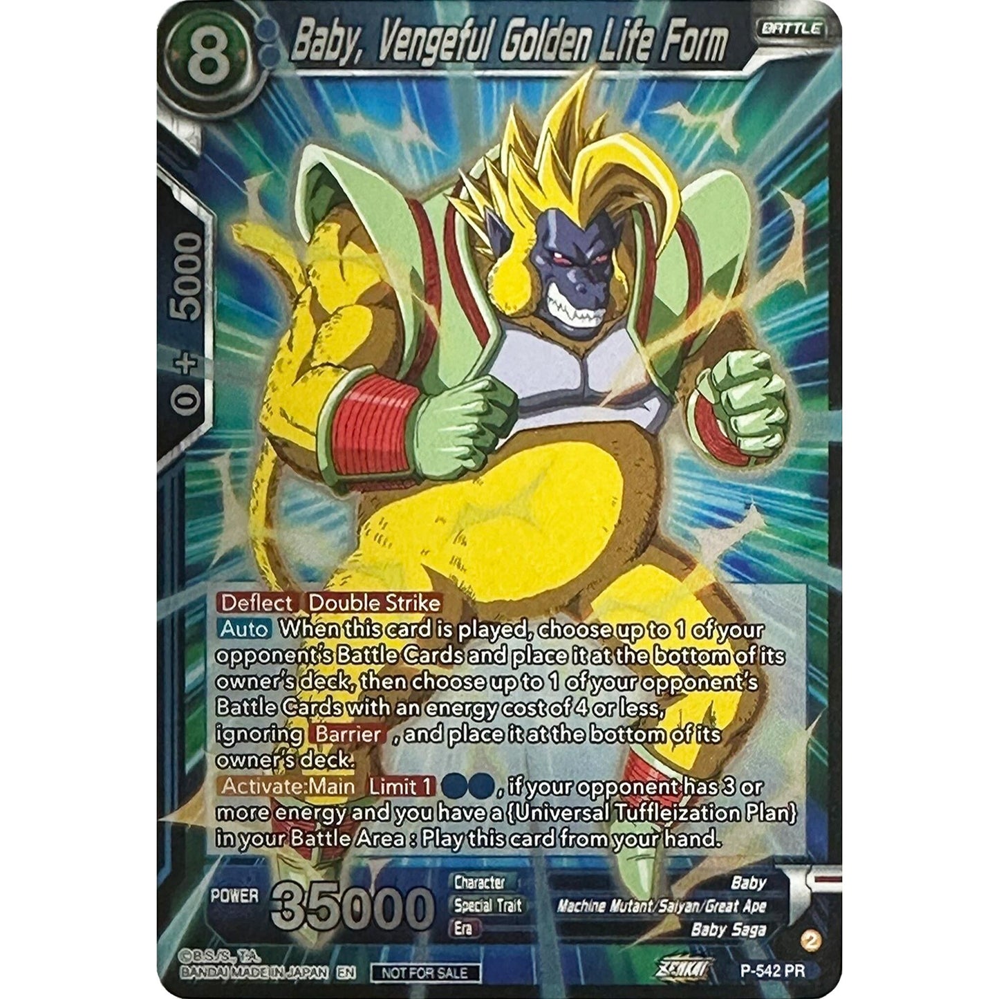 Image for Baby, Vengeful Golden Life Form (Championship Selection Pack 2023 Vol.3) (P-542) (TPR) - Dragon Ball Super: Masters