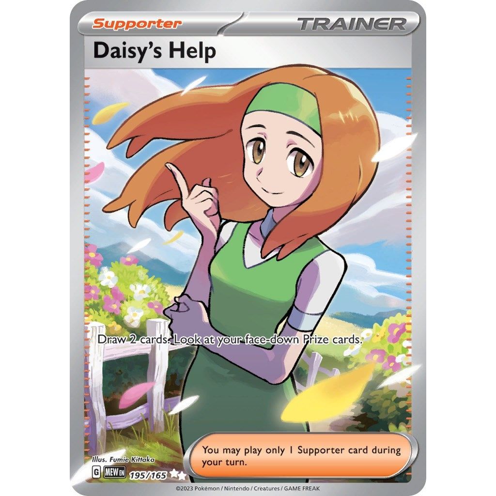 Image for Daisy's Help (195/165) (MEW) - Pokemon
