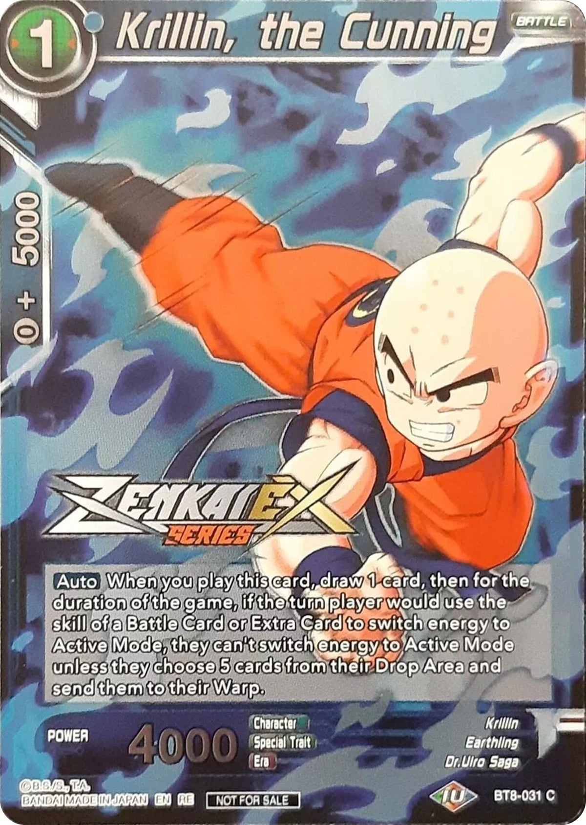 Image for Krillin, the Cunning (Event Pack 13) (BT8-031) (TPR) - Dragon Ball Super: Masters