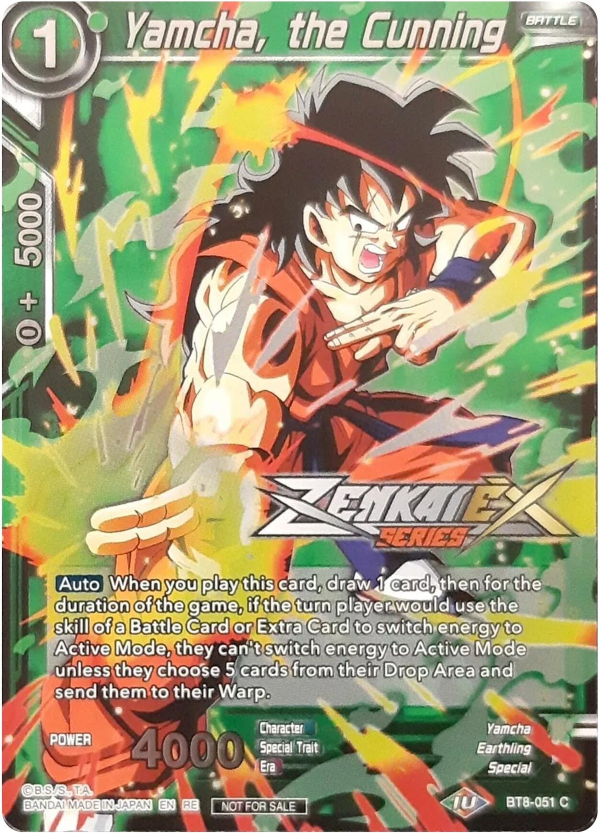 Image for Yamcha, the Cunning (Event Pack 13) (BT8-051) (TPR) - Dragon Ball Super: Masters