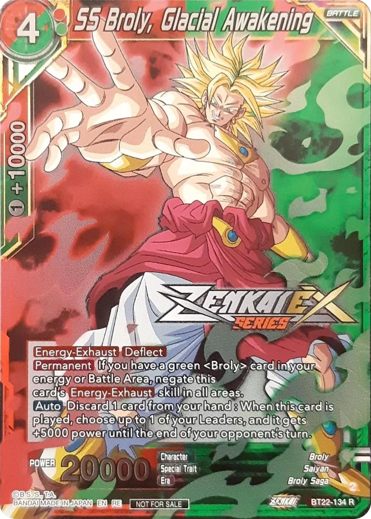 Image for SS Broly, Glacial Awakening (Event Pack 13) (BT22-134) (TPR) - Dragon Ball Super: Masters