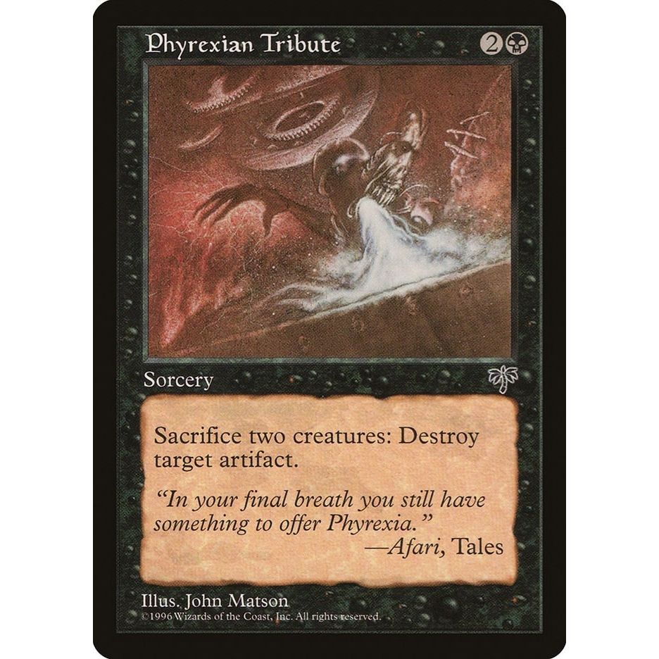 Image for Phyrexian Tribute (MIR) - Magic: The Gathering