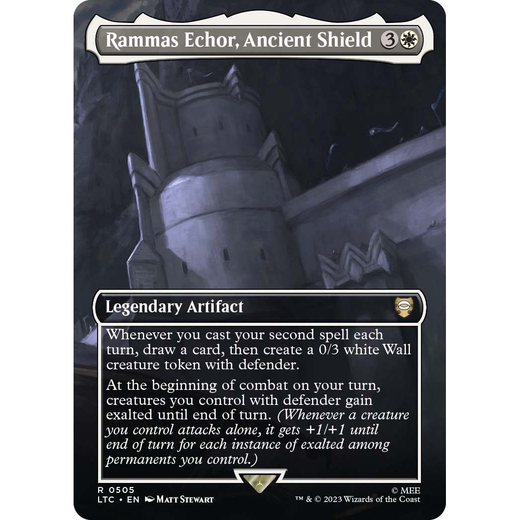 Image for Rammas Echor, Ancient Shield (Borderless) (505) (LTC) - Magic: The Gathering