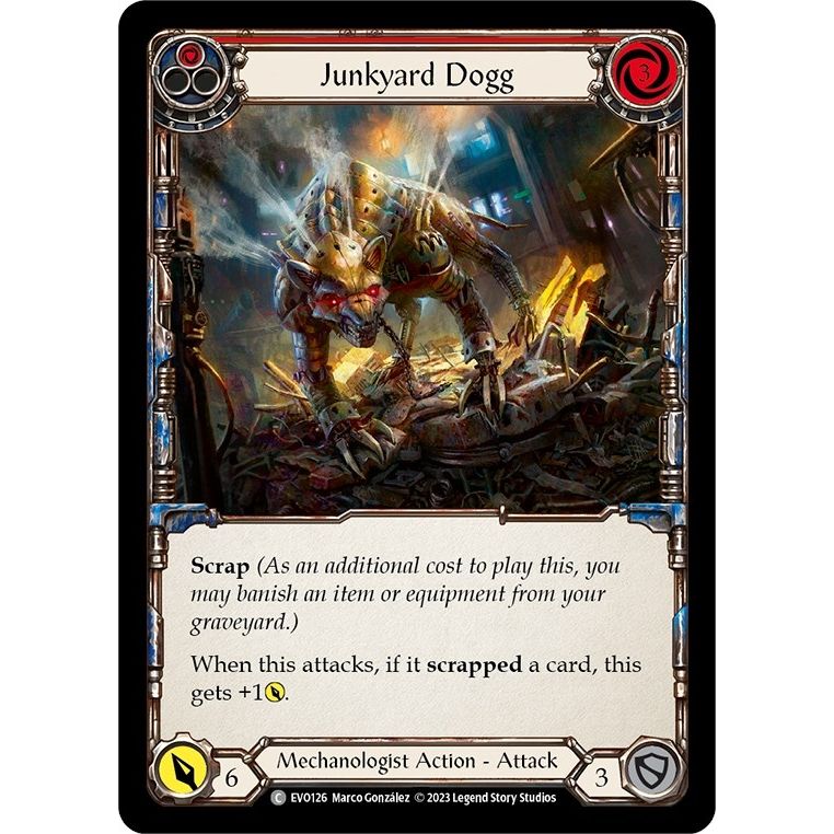 Image for Junkyard Dogg (Red) (EVO126) (EVO) - Flesh and Blood TCG