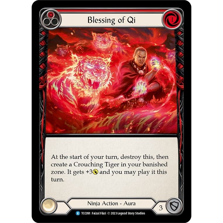 Image for Blessing of Qi (Red) (TCC091) (TCC) - Flesh and Blood TCG