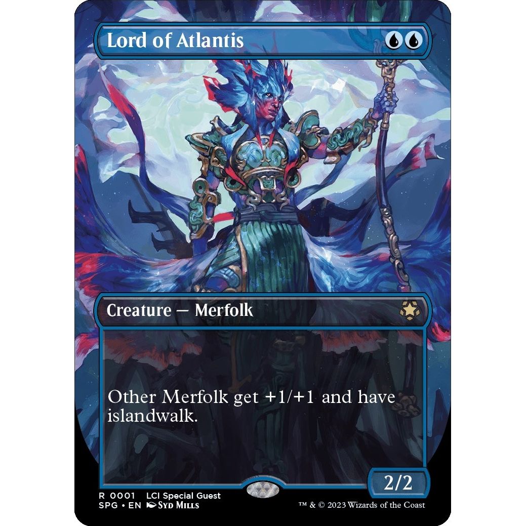 Image for Lord of Atlantis (Borderless) (1) (SPG) - Magic: The Gathering
